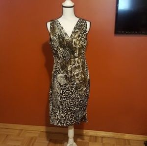 Alfani animal print dress